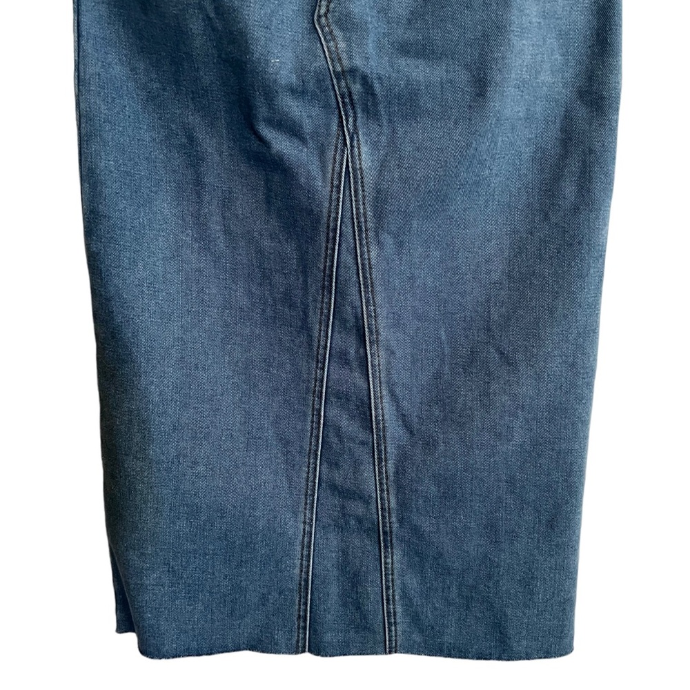 Sincerely Jules Denim Strapless Midi Dress - Picture 8 of 9